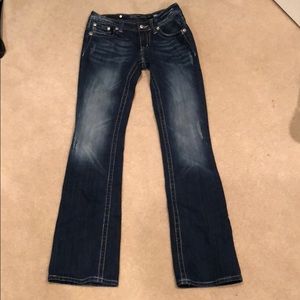 Miss me jeans size 28 X 35 new condition!